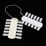 Maxbell 100pcs Nail Art Polish Display Tips Fan Practice Board Training Sticks Fan
