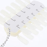 Maxbell 100pcs Nail Art Polish Display Tips Fan Practice Board Training Sticks Fan