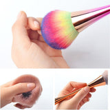 Maxbell Soft Loose Powder Brush Blush Applicator Makeup Beauty Tool Gradient Color