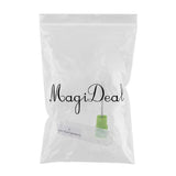 Maxbell 3/32 Ceramic Polishing Head Nail Drill Bit for Electric Nail Machine Green-C
