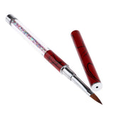 Maxbell Polygel Nail Art Liner Brush Acrylic UV Gel Polish Paint Drawing Pen Red