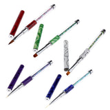 Maxbell Polygel Nail Art Liner Brush Acrylic UV Gel Polish Paint Drawing Pen Red