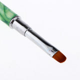 Maxbell Polygel Nail Art Liner Brush Acrylic UV Gel Polish Paint Drawing Pen Green
