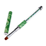 Maxbell Polygel Nail Art Liner Brush Acrylic UV Gel Polish Paint Drawing Pen Green