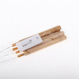Maxbell 5 Pieces Wooden Handle Hair Extensions Loop Needle Threader Pulling Tool Kit