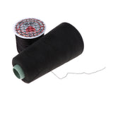 Maxbell 60m Hair Track Weft Weaving Sew Thread for Hair Extensions Black
