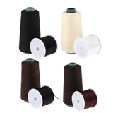 Maxbell 60m Hair Track Weft Weaving Sew Thread for Hair Extensions Black