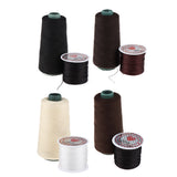 Maxbell 60m Hair Track Weft Weaving Sew Thread for Hair Extensions Black