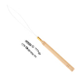 Maxbell 9pcs Metal Hair Cuffs Dreadlock Beads + Hair Extension Loop Needle Threader