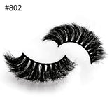 Maxbell 2 Pair Reusable Fluffy Mink False Eyelashes 3D Long Thick Fake Lashes 02