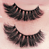 Maxbell 2 Pair Reusable Fluffy Mink False Eyelashes 3D Long Thick Fake Lashes 02