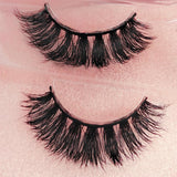 2 Pair Reusable Fluffy Mink False Eyelashes 3D Long Thick Fake Lashes 03