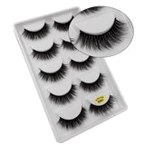 Maxbell 3D Mink Lashes, Reusable False Eyelashes Natural Style Eye Lashes 5Pairs 02