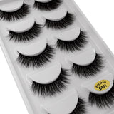 Maxbell 3D Mink Lashes, Reusable False Eyelashes Natural Style Eye Lashes 5Pairs 02