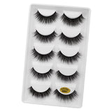 Maxbell 3D Mink Lashes, Reusable False Eyelashes Natural Style Eye Lashes 5Pairs 02