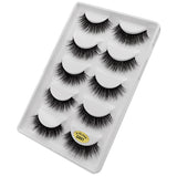 Maxbell 3D Mink Lashes, Reusable False Eyelashes Natural Style Eye Lashes 5Pairs 02