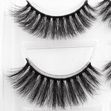 Maxbell 5 Pairs Mink Long Messy Cross Thick False Eyelashes for Lash Extension G902