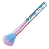 Maxbell Acrylic Nail Art Dust Cleaner Brush Makeup Powder Remove Tool Sky Blue
