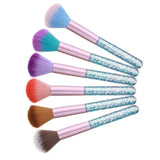 Maxbell Acrylic Nail Art Dust Cleaner Brush Makeup Powder Remove Tool Sky Blue