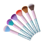 Maxbell Acrylic Nail Art Dust Cleaner Brush Makeup Powder Remove Tool Sky Blue