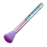 Maxbell Acrylic Nail Art Dust Cleaner Brush Makeup Powder Remove Tool Purple