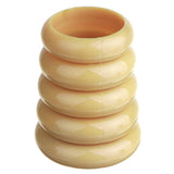 Maxbell Nail Art Pen Brush Holder Case Makeup Brush Holder Storage Container Beige