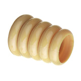 Maxbell Nail Art Pen Brush Holder Case Makeup Brush Holder Storage Container Beige