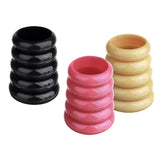 Maxbell Nail Art Pen Brush Holder Case Makeup Brush Holder Storage Container Beige