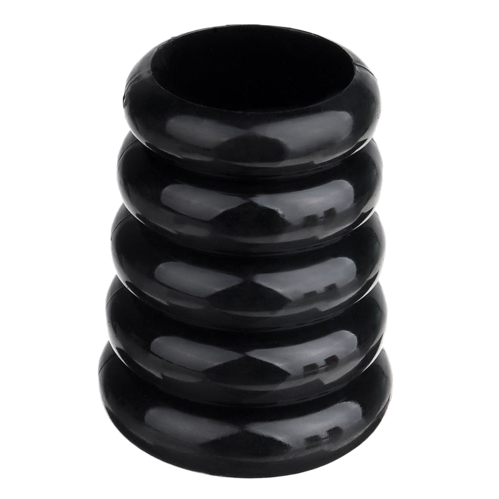 Maxbell Nail Art Pen Brush Holder Case Makeup Brush Holder Storage Container Black