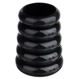 Maxbell Nail Art Pen Brush Holder Case Makeup Brush Holder Storage Container Black