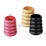 Maxbell Nail Art Pen Brush Holder Case Makeup Brush Holder Storage Container Black