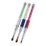 3Pcs Pro Nail Art Paint Brush Painting Pen for Acrylic Nails Mixed Style 01