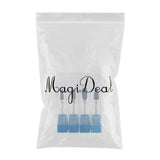 Maxbell 4x Tungsten Steel Nail Drill Bit Grinding Head Nail Manicure Tool Blue