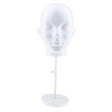 Maxbell Wig Making Mannequin Head w/ Adjustable Stand for Hat Sunglasses Cap Display