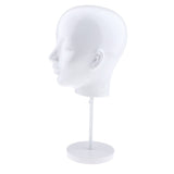 Maxbell Wig Making Mannequin Head w/ Adjustable Stand for Hat Sunglasses Cap Display