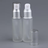 Maxbell 2pcs Empty Spray Pump Bottle Glass Lotions Bottle 30ml 30ML Pump Head