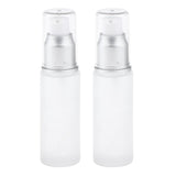 Maxbell 2pcs Empty Spray Pump Bottle Glass Lotions Bottle 30ml 30ML Pump Head