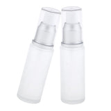 Maxbell 2pcs Empty Spray Pump Bottle Glass Lotions Bottle 30ml 30ML Mist Spray Head