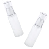Maxbell 2pcs Empty Spray Pump Bottle Glass Lotions Bottle 30ml 30ML Mist Spray Head