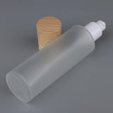 Maxbell Refillable Empty Frosted Cream Shampoo Lotion Pump Bottle with Cap 100ML