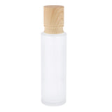 Maxbell Refillable Empty Frosted Cream Shampoo Lotion Pump Bottle with Cap 100ML