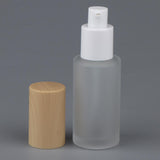 Maxbell Travel Empty Glass Lotion Dispenser Bottle Pump Refillable Container 40ml