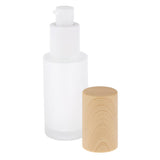 Maxbell Travel Empty Glass Lotion Dispenser Bottle Pump Refillable Container 40ml