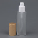 Maxbell Travel Empty Glass Lotion Dispenser Bottle Pump Refillable Container  60ml