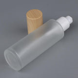 Maxbell Travel Empty Glass Lotion Dispenser Bottle Pump Refillable Container 80ml