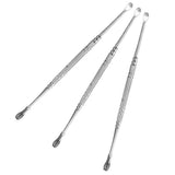 Maxbell 3X Stainless Steel Earwax Removal Tools Ear Pick Digging Ear Scoop Spiral