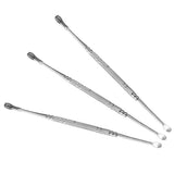 Maxbell 3X Stainless Steel Earwax Removal Tools Ear Pick Digging Ear Scoop Spiral