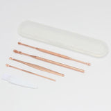 Maxbell 5Pieces Stainless Steel Earwax Removal Tools Portable Ear Pick Cleaner Kits