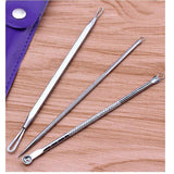 Maxbell 3Pcs Blackhead Remover Extractor Tool for Blackhead Acne Spot Cleaners Red