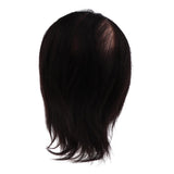 Maxbell Human Hair Male Mannequin Head Hairdresser Salon Training Practice Head Bald